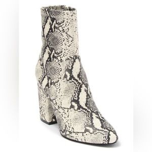 Steve Madden Suede Snake Booties